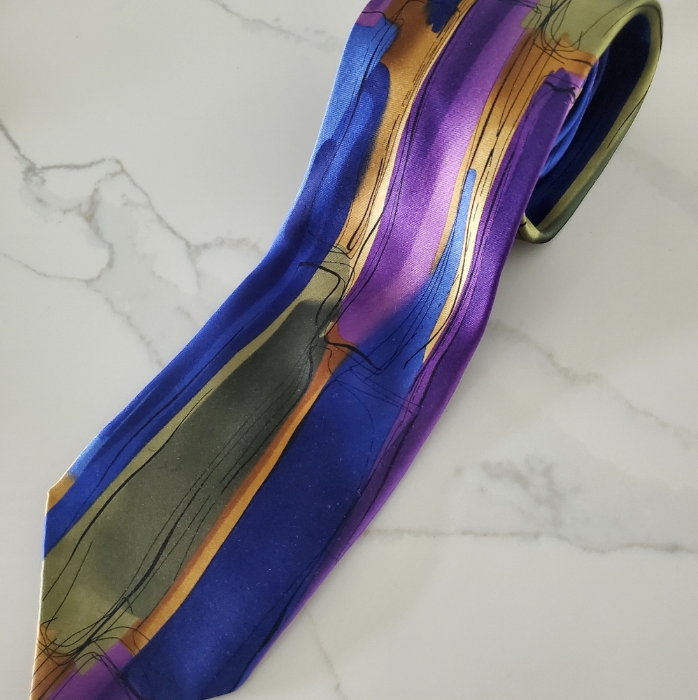 J. Garcia mens silk tie